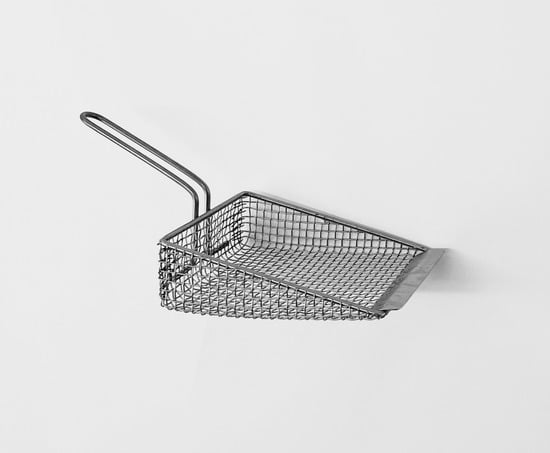 Patat schep Dubbel Gaas Lange steel - Frituurshop.com