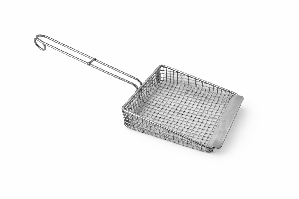 Patatschep Dubbel Gaas Lange Steel - Frituurshop.com